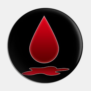 Halloween Blood Drop Pin