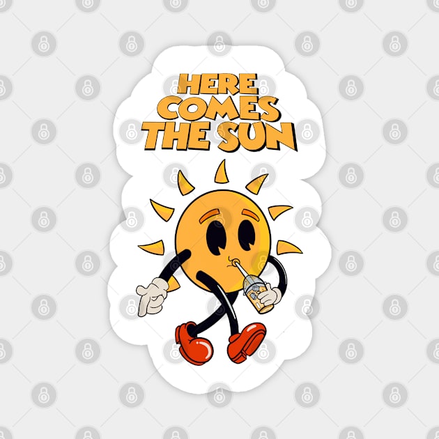 Here comes the sun Magnet by Pafart