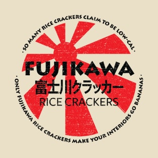 Fujikawa Rice Crackers (Black) [Rx-Tp] T-Shirt