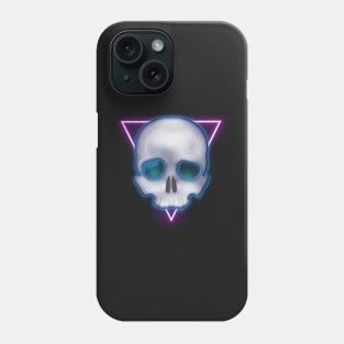 Cyberpunk Skull - Blue / Pink Phone Case