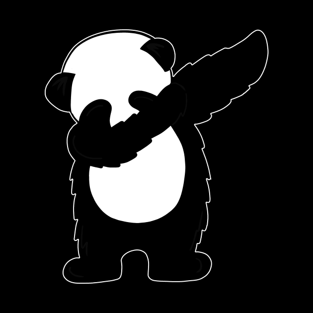 Cute Dabbing Panda Bear Dab Dance by dukito