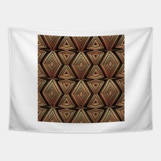 3-D Metallic Pattern Tapestry