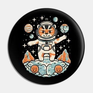 Cats in Space Adventure Pin