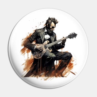 Lincoln Unplugged: Grunge Edition Pin