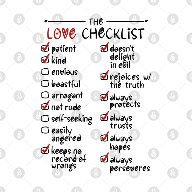 The Love Checklist by Sketchbook ni Abi