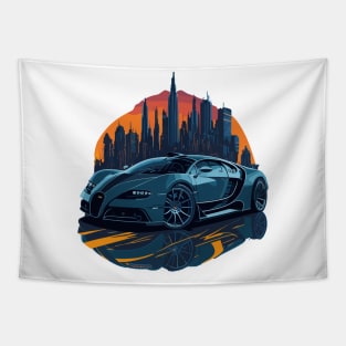 bugatti Veyron Vintage Car Tapestry