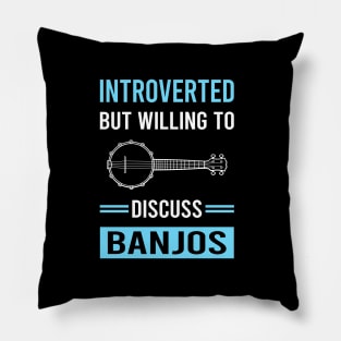 Introverted Banjo Banjoist Pillow