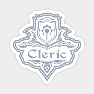 D&D Cleric 1 Color Emblem Magnet