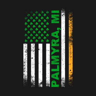 Irish American Flag PALMYRA, MI T-Shirt