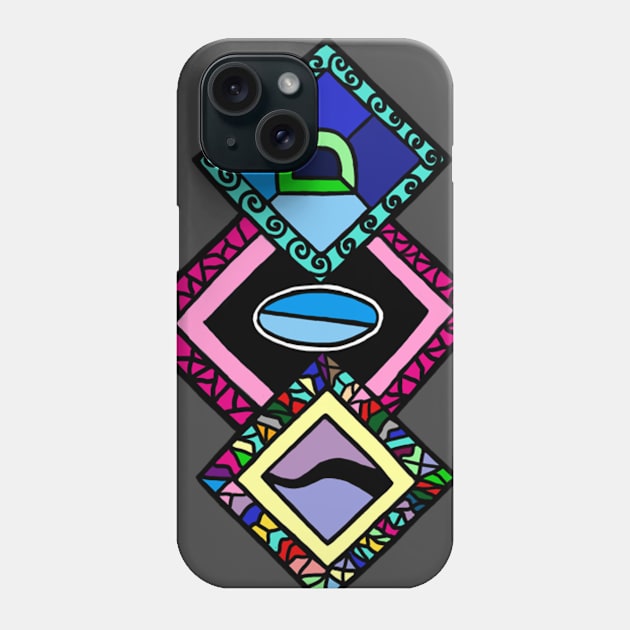 Syymbols Diamonds Phone Case by byLia