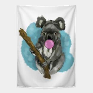 Koala bear and bubblegum Tapestry