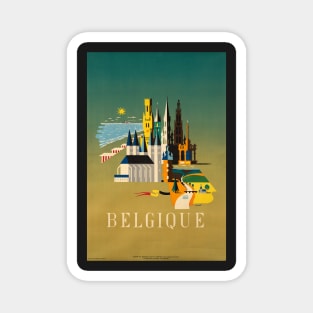 Belgique,Travel Poster Magnet