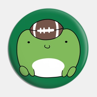 Football Frog Pin