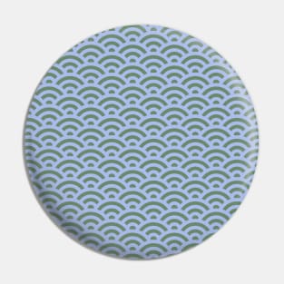 Japanese Sea Pattern Pin