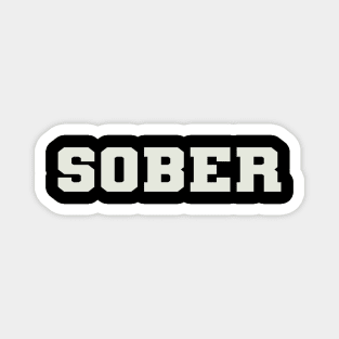 Sober Word Magnet