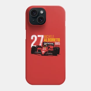 Michele Alboreto 1985 Tribute Phone Case