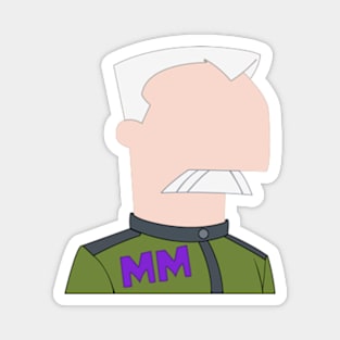 Major Monogram Minimalist Magnet