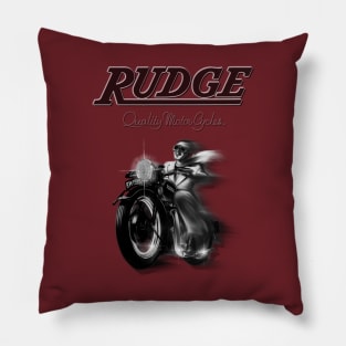 Classic Rudge Motorcycle Company Pillow