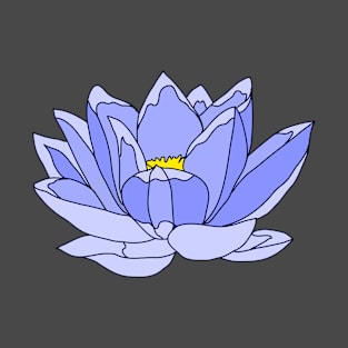 Blue Lotus Flower Blossom T-Shirt