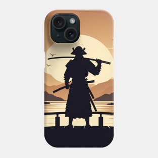 Samurai Silhouette #24 Phone Case