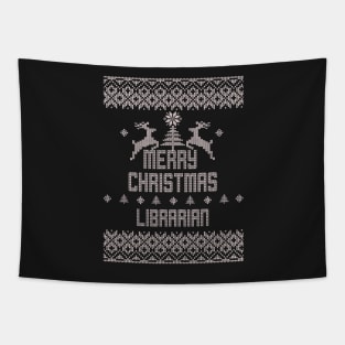 Merry Christmas LIBRARIAN Tapestry