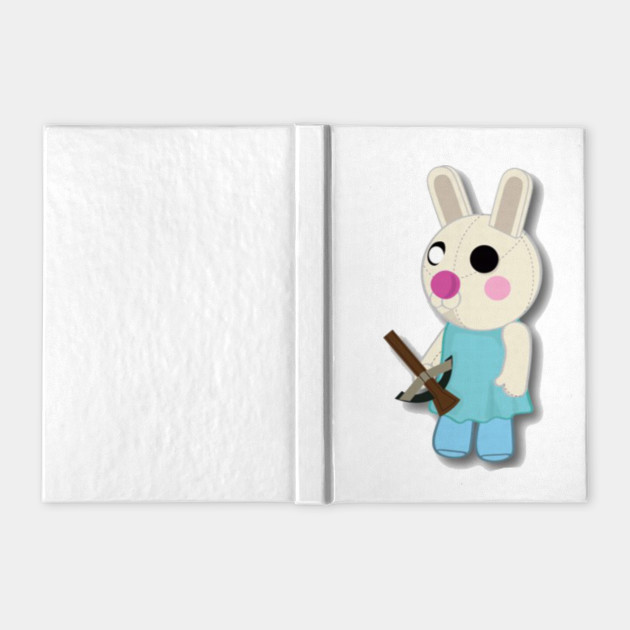 Piggy Roblox Bunny Roblox Roblox Characters Piggy Roblox Notizblock Teepublic De - piggy characters roblox bunny