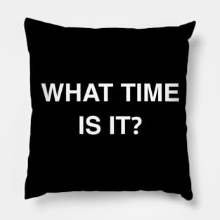 What Time is It? Pillow