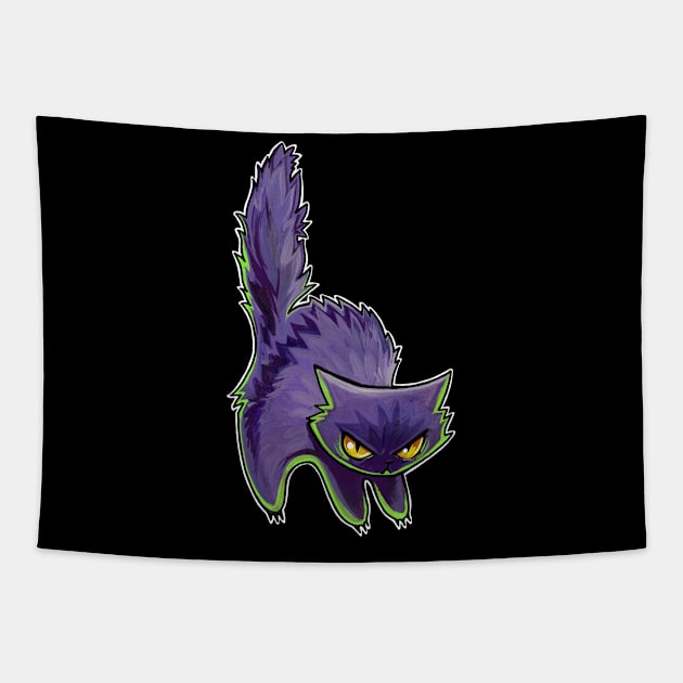 Purple hiss Tapestry by BiancaRomanStumpff