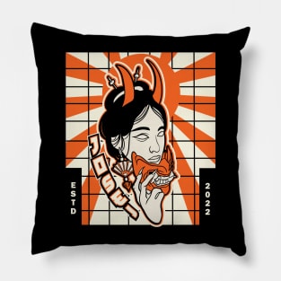 Geisha Girl Pillow