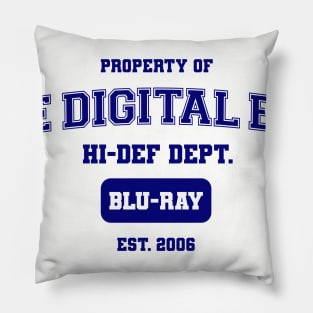 The Digital Bits Hi-Def Athletics - Blue on Light Pillow