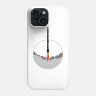 clarinet rocket Phone Case