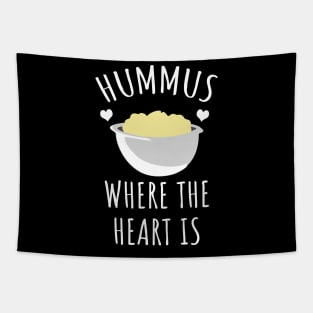 Hummus where the heart is Tapestry