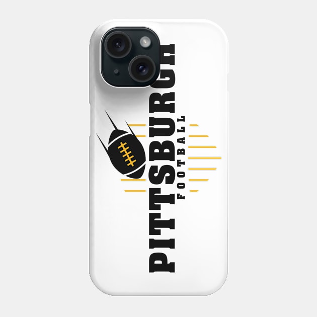 Pittsburgh Football Team Color Phone Case by Toogoo