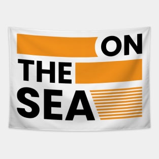 On the sea typography Tapestry