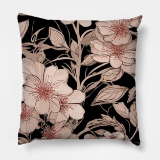 Cherry Blossoms Pattern Pillow