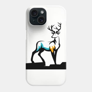 Colorful Deer in the forest Phone Case