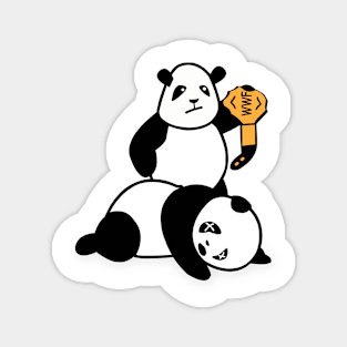 Panda Fighting Champions Magnet
