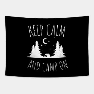 keep calm and camp on Tapestry