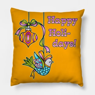 Happy Holidays Pillow