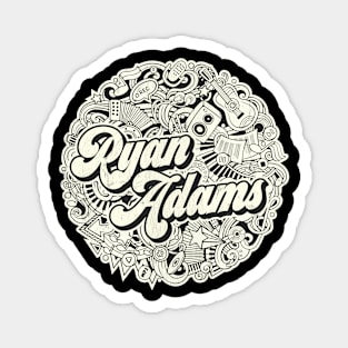 Vintage Circle - Ryan Adams Magnet