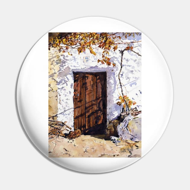 Puerta Rustica - Old Door Pin by margaretmerry