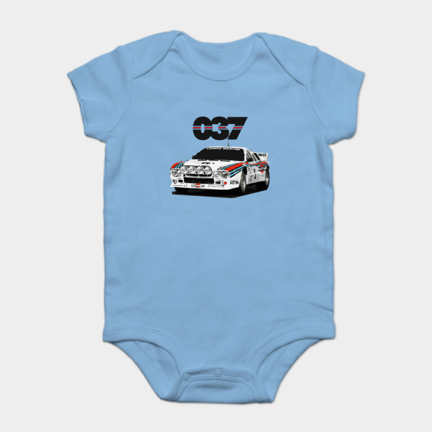 Lancia Martini Rally 037 Race Car Lancia Rally Onesie Teepublic