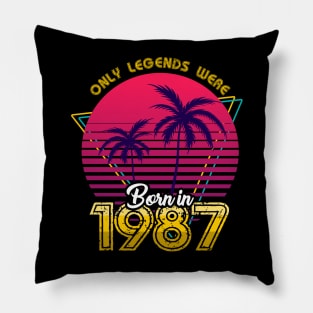 Born in 1987 T-Shirt Pillow