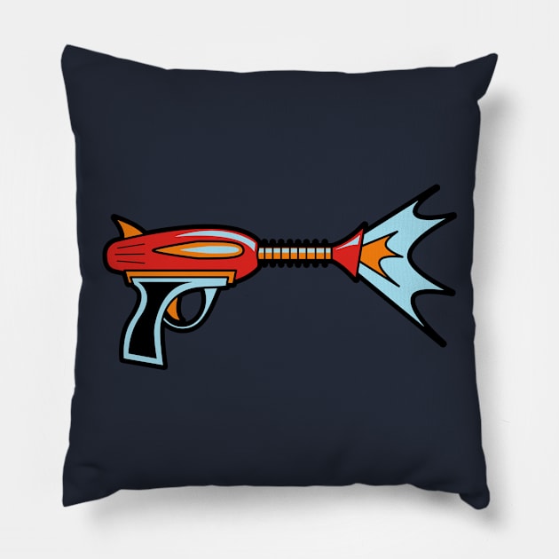 My First Raygun Pillow by robotrobotROBOT