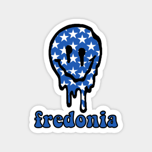 fredonia drippy smiley sticker Magnet