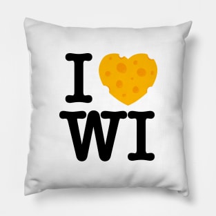 I Love Wisconsin Pillow