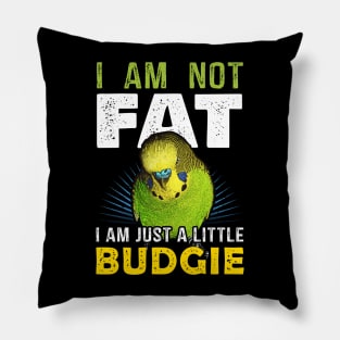 Fat Budgie Funny Pillow