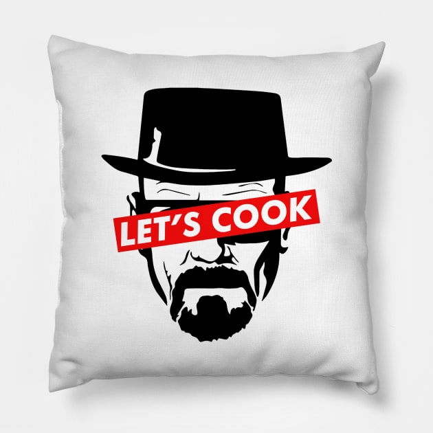 Let's Cook Pillow by NotoriousMedia
