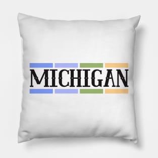 MICHIGAN ART Pillow