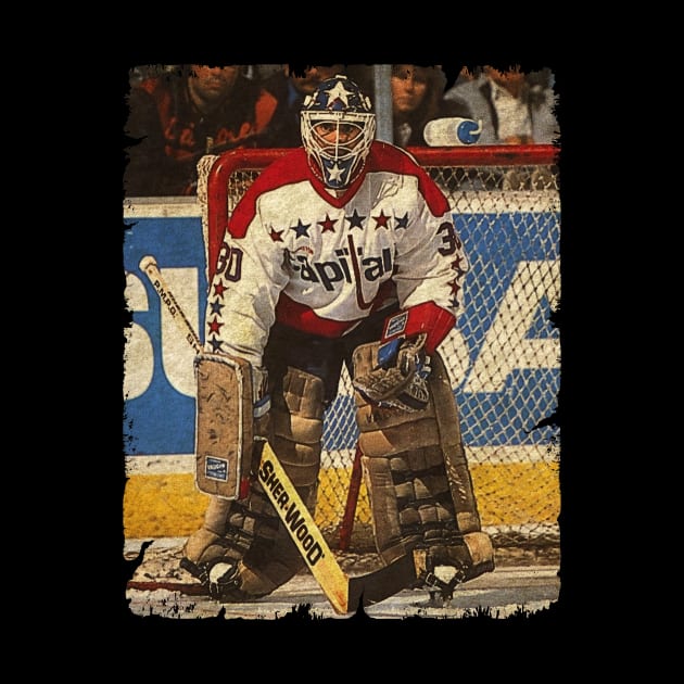 Clint Malarchuk, 1987 in Washington Capitals (3.31 GAA) by Momogi Project